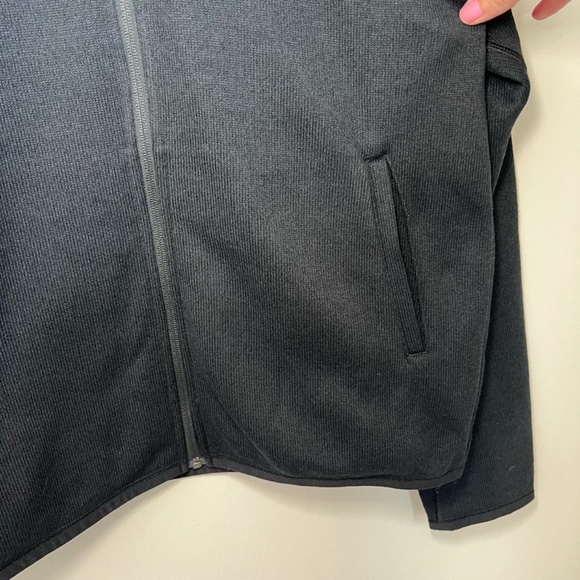 Merrell Mens Sweater Weather Full Zip Jacket Black Pockets Fleece Cozy Sz Medium - Picture 6 of 13